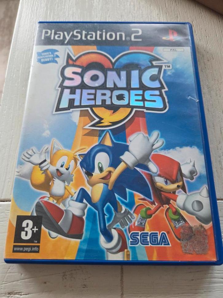 Sonic Heroes - PS2, Spelcomputers en Games, Games | Sony PlayStation 2, Gebruikt, Platform, 2 spelers, Vanaf 3 jaar, Ophalen