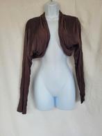 Leuke bruine bolero mt XXL merk M&S Mode, Kleding | Dames, Grote Maten, Bruin, ., Trui of Vest, Ophalen of Verzenden