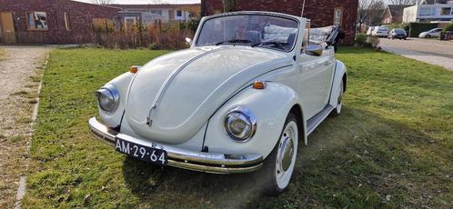 Volkswagen Kever Cabrio 1302 LS 1600cc oldtimer, Auto's, Volkswagen, Particulier, Beetle (Kever), Open dak, Radio, Benzine, Cabriolet