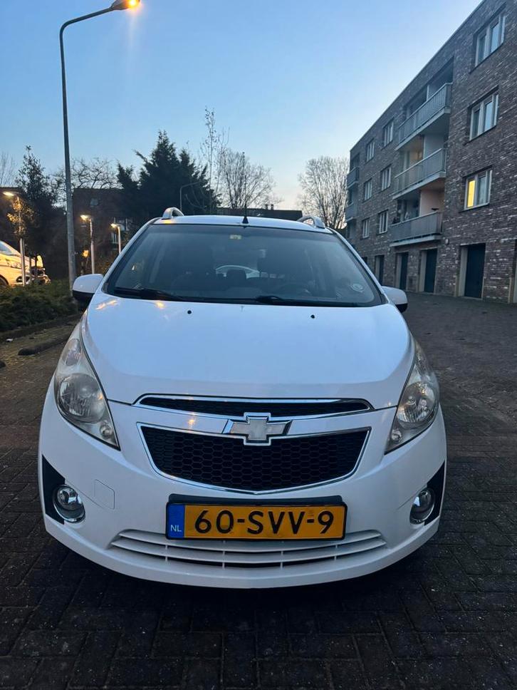 Chevrolet Spark 1.0,  2011 Wit, Auto's, Chevrolet, Particulier, Spark, Benzine, B, Hatchback, Handgeschakeld, Origineel Nederlands