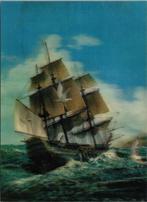 Zeilschip - 3D Lenticulair (2x), Verzenden, Voor 1920, Ongelopen, Voertuig