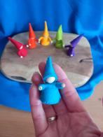 Regenboog Kabouters Vilt - Seizoenstafel Decoratie Jaarring, Ophalen of Verzenden, Nieuw, Overige typen