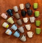 24 koffiemokken - Divers Design & Merken, Huis en Inrichting, Keuken | Servies, Keramiek, Ophalen of Verzenden, Zo goed als nieuw