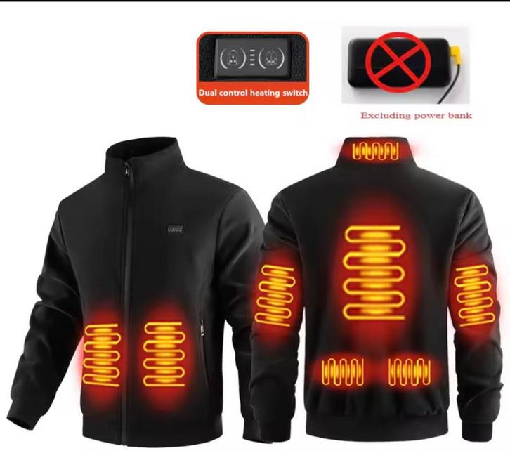 NIEUWE Verwarmde jassen maat XS,S,M,L, Kleding | Heren, Overige Herenkleding, Nieuw, Ophalen of Verzenden