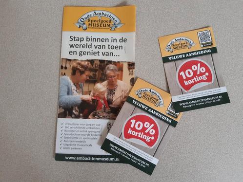 Kortingbon Oude Ambachtenmuseum Terschuur,Walibi, Voordeelgi, Tickets en Kaartjes, Kortingen en Cadeaubonnen, Drie personen of meer