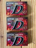 TDK cassettebandjes 3 stuks NIEUW, 2 t/m 25 bandjes, Overige genres, Ophalen of Verzenden, Nieuw in verpakking