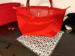 Longchamps bag size M, Ophalen of Verzenden, Zo goed als nieuw, Rood, Handtas