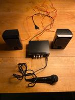 Kareoke set. Kleine set met kleine boxen, Muziek en Instrumenten, Ophalen of Verzenden, Zo goed als nieuw
