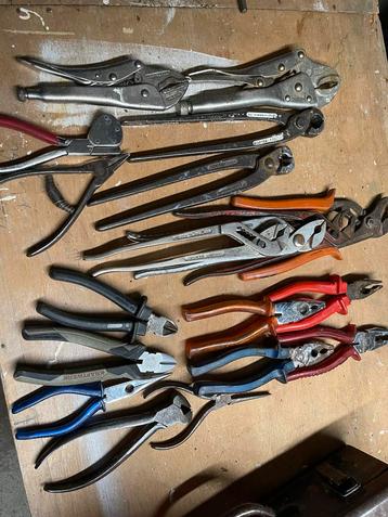 Gereedschap - Diverse Tangen beschikbaar voor biedingen