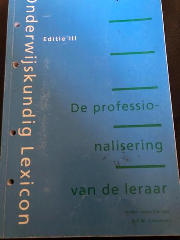 Onderwijskundig Lexicon Editie III beschikbaar voor biedingen
