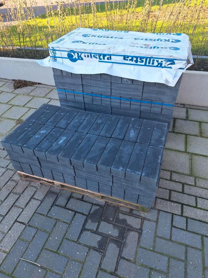 Longstone Opritsteen 7cm Antraciet - Nieuw!, Tuin en Terras, Tegels en Klinkers, Nieuw, Klinkers, Beton, 10 m² of meer, Ophalen