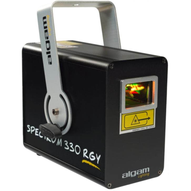 ALGAM LIGHTING - SPECTRUM330RGY Animatielaser multicolor 330, Muziek en Instrumenten, Licht en Laser, Nieuw, Licht, Geluidgestuurd