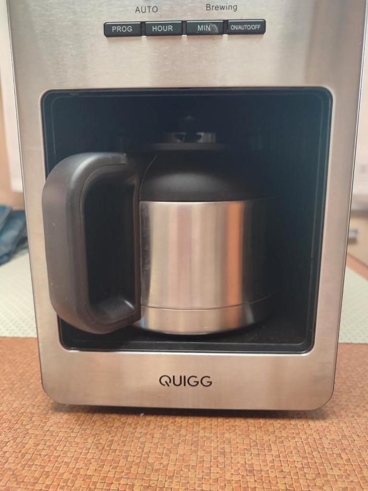 Quigg Koffiezetapparaat - Geen Filters, Timer, Witgoed en Apparatuur, Koffiezetapparaten, Gebruikt, Gemalen koffie, Koffiemachine