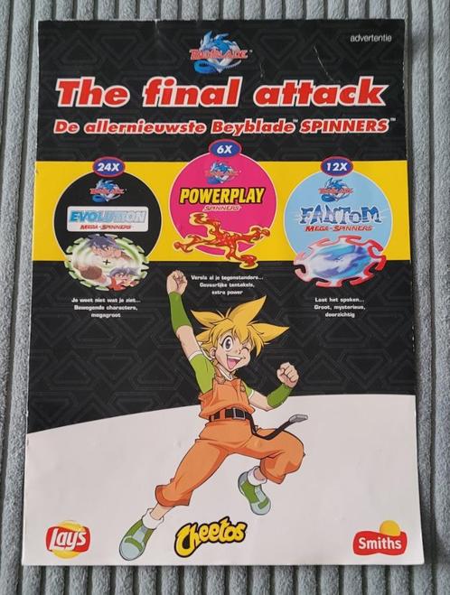 Losse folder The Final Attack met 73 t/m 114 spinners erop, Verzamelen, Flippo's, Map, Album of Poster, Adventure, Cheetos 24 Game