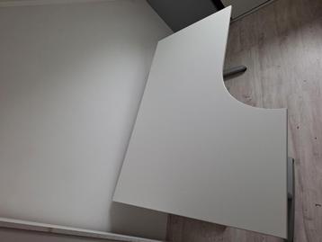 Hoekbureau Ikea galant wit 160x80x120cm - afbeelding 6