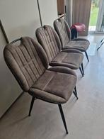 3 Suède Stoelen - Moderne Stijl, Ophalen, Overige kleuren, Drie, Zo goed als nieuw