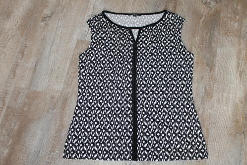 Mooi mouwloos shirt voor een dame, Kleding | Dames, Tops, Zo goed als nieuw, Maat 42/44 (L), Zwart, Zonder mouw, Ophalen of Verzenden