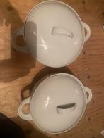 Witte Serveerschaal / Soepterrine, Ophalen of Verzenden, Gebruikt, Overige materialen, Overige typen