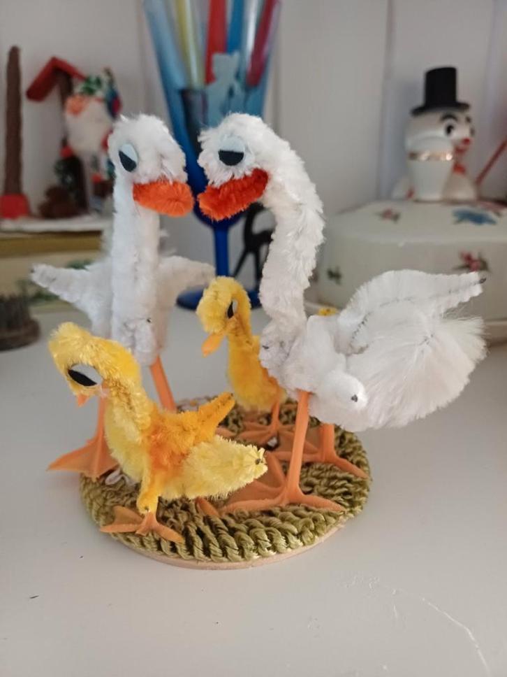 Zwanensetje oud leuk met pasen, Diversen, Pasen, Gebruikt, Ophalen of Verzenden