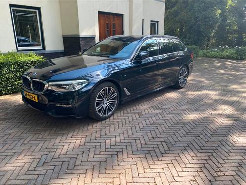 BMW 5-Serie 2.0 520D Touring M Sport AUT 2018 Zwart, Auto's, BMW, Particulier, 5-Serie, 360° camera, ABS, Achteruitrijcamera, Airbags