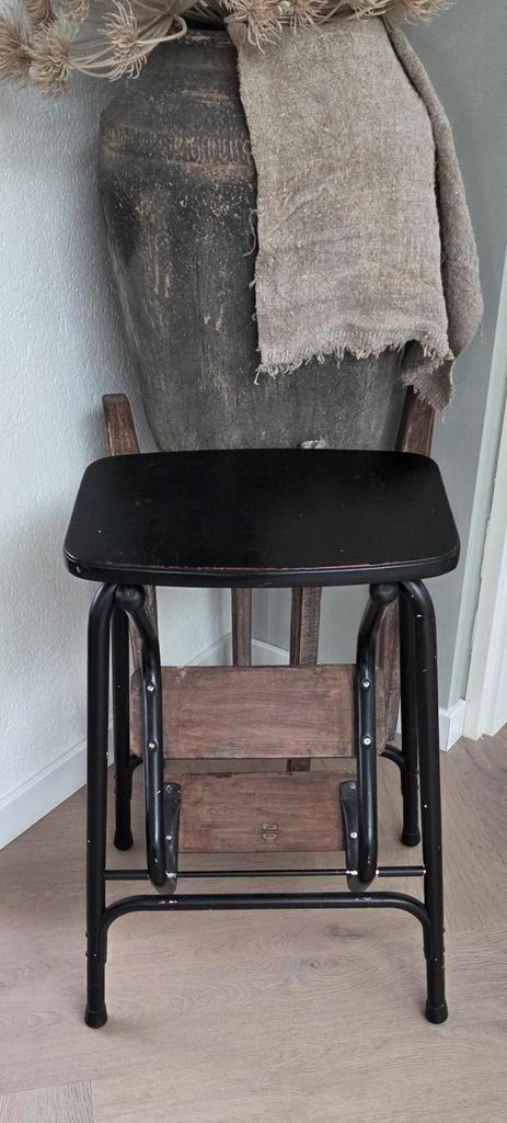 Vintage Brabantia Keukentrapje, krukje, Huis en Inrichting, Stoelen, Ophalen