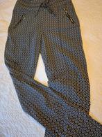 Zoso stretch broek travel zwart wit mt.  xs, Zwart, Ophalen of Verzenden, Zo goed als nieuw, Maat 34 (XS) of kleiner