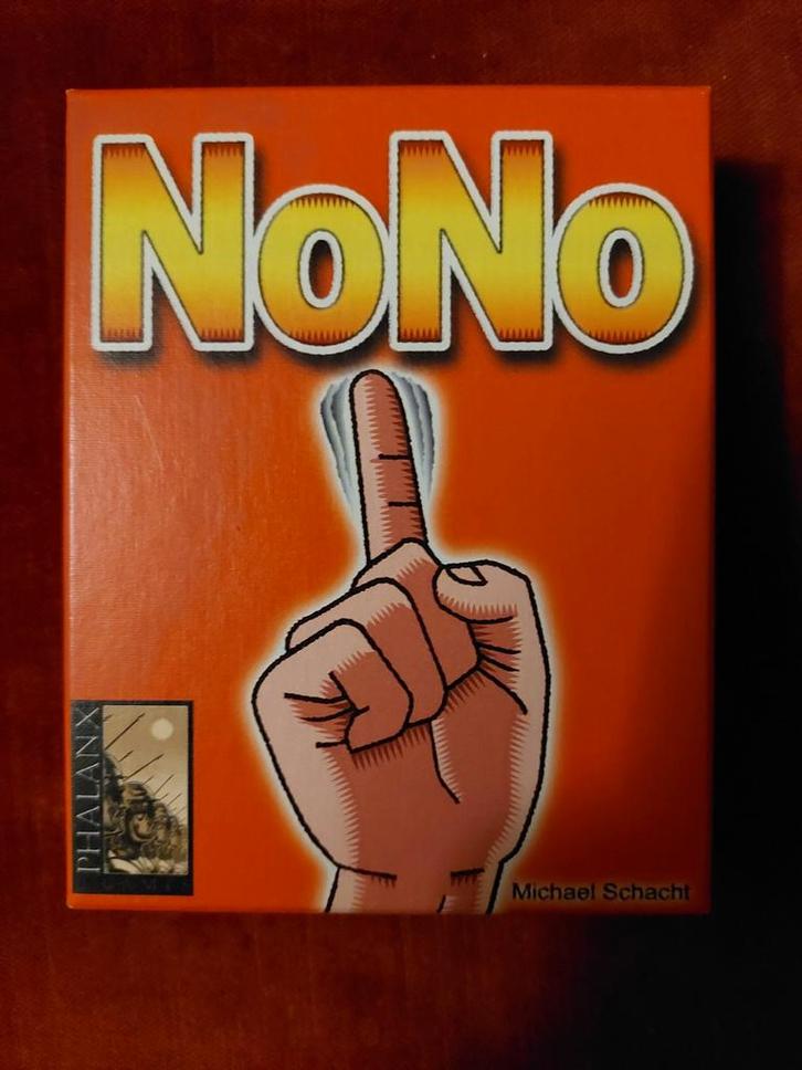 NoNo - Leuk en snel kaartspel!, Hobby en Vrije tijd, Gezelschapsspellen | Bordspellen, Zo goed als nieuw, Drie of vier spelers