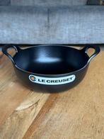 Le Creuset Gietijzeren Balti Dish 20 cm – Mat Zwart, Ophalen of Verzenden, Zo goed als nieuw, Gietijzer, Koekenpan of Braadpan