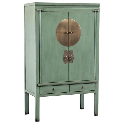 Chinese Bruidskast Jadegroen – Natural Jade, Huis en Inrichting, Kasten | Dressoirs, Nieuw, 100 tot 150 cm, 50 tot 75 cm, Met lade(s)