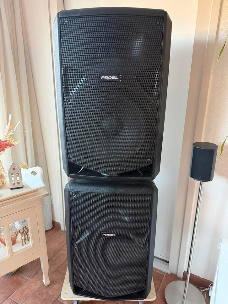 Proel Flash15P Passieve Speakers - Set, Muziek en Instrumenten, Versterkers | Keyboard, Monitor en PA, Zo goed als nieuw, P.A.