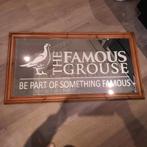 The Famous Grouse spiegel, Verzamelen, Merken en Reclamevoorwerpen, Reclamebord, Ophalen