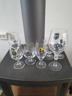 Set bierglazen, Verzamelen, Glas en Borrelglaasjes, Gebruikt, Ophalen, Bierglas