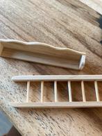 Poppenhuis wandplankje en trapje, Ophalen of Verzenden, Nieuw, Poppenhuis