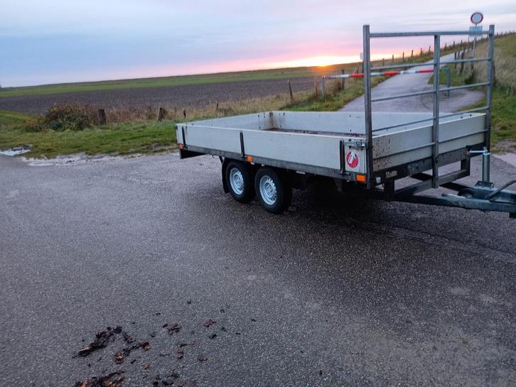 Te koop plateauaanhanwagen 4x190, Auto diversen, Aanhangers en Bagagewagens, Ophalen of Verzenden