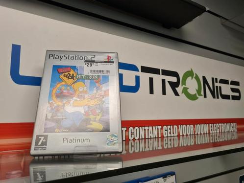 Ps2 - Simpson hit and run, Spelcomputers en Games, Games | Sony PlayStation 2, Gebruikt, Racen en Vliegen, 1 speler, Ophalen