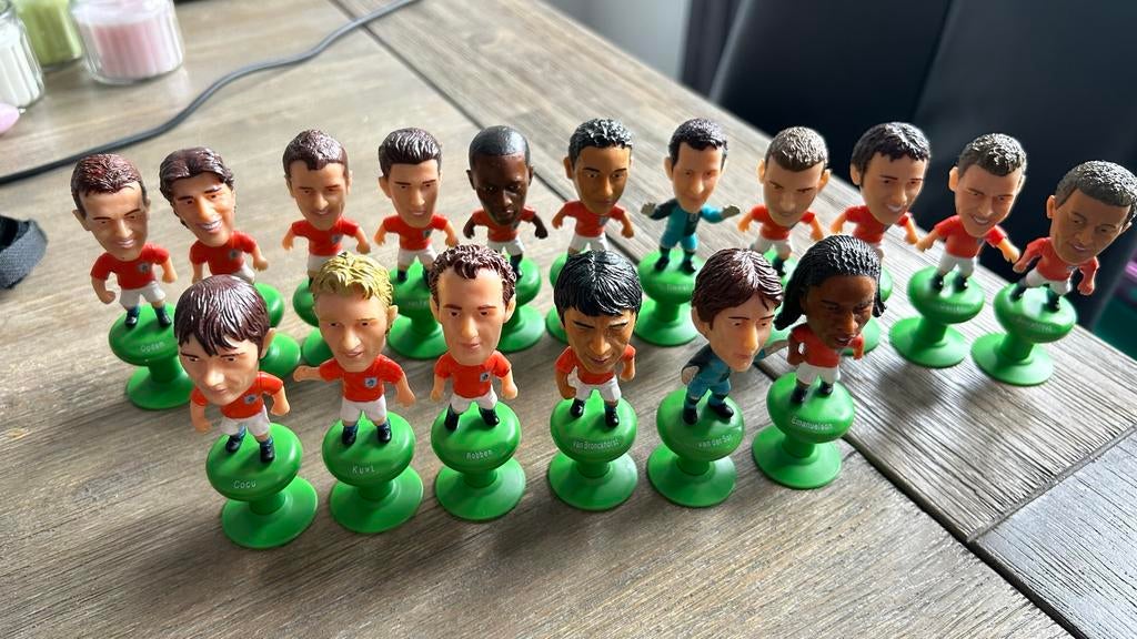 Voetbalpoppetjes EK 2000 - Diverse Spelers, Verzamelen, Sportartikelen en Voetbal, Ophalen of Verzenden, Gebruikt, Overige sporten