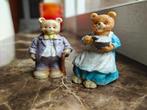 2 miniatuur beertjes poppenhuisliefhebber, schoen kado, Ophalen of Verzenden, Zo goed als nieuw, Beeldje, Overige merken