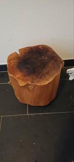 Houten boomstam op wielen, Ophalen, Minder dan 50 cm, Gebruikt, Rustiek