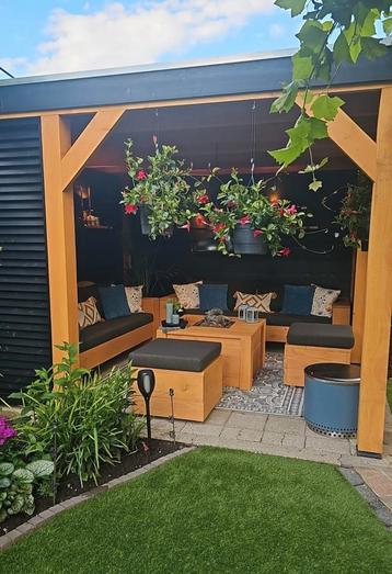 Douglas/steigerhout bank loungebanken tuinbank AANBIEDING!!
 beschikbaar voor biedingen