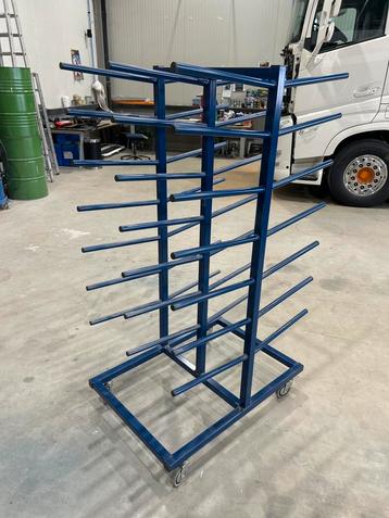 Rek voor Folierollen 60cm folie rek rollenrek opbergen vinyl beschikbaar voor biedingen