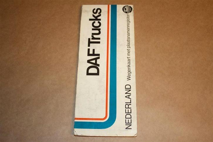 Falk / DAF Wegenkaart Nederland - Ca 1975, Boeken, Atlassen en Landkaarten, Gelezen, Landkaart, Nederland, 1800 tot 2000, Ophalen of Verzenden
