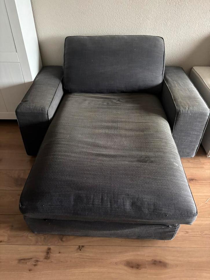 GRATIS LOUNGEBANK IKEA KIVIK, Huis en Inrichting, Banken | Sofa's en Chaises Longues, Zo goed als nieuw, Eenpersoons, Ophalen