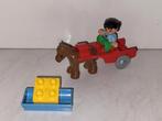 Duplo kindje met pony en kar, Gebruikt, Ophalen of Verzenden, Duplo, Duplo