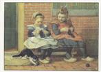 K6732 gelopen ansichtkaart OT en Sien wat doet poes 1986 -, Ophalen of Verzenden, Gelopen, Overige thema's