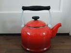 Le creuset fluitketel rood, Ophalen, Zo goed als nieuw, Gietijzer, Overige typen