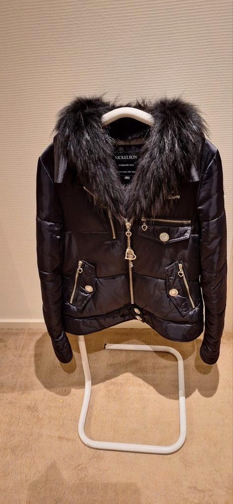 Nickelson dames winterjas zwart – L (valt als S), Kleding | Dames, Jassen | Zomer, Gedragen, Maat 36 (S), Zwart, Ophalen of Verzenden