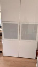 Besta opbergcombinatie kast met verlichting, Huis en Inrichting, Kasten | Wandmeubels, Ophalen, Gebruikt, Minder dan 150 cm, 150 tot 200 cm