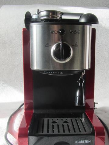 Espressomachine Klarstein Pasionata 15, rood, type 1003171.