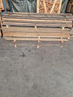 partij wagonplanken eiken, Doe-het-zelf en Verbouw, Hout en Planken, Ophalen, Gebruikt, 25 tot 50 mm, Eiken