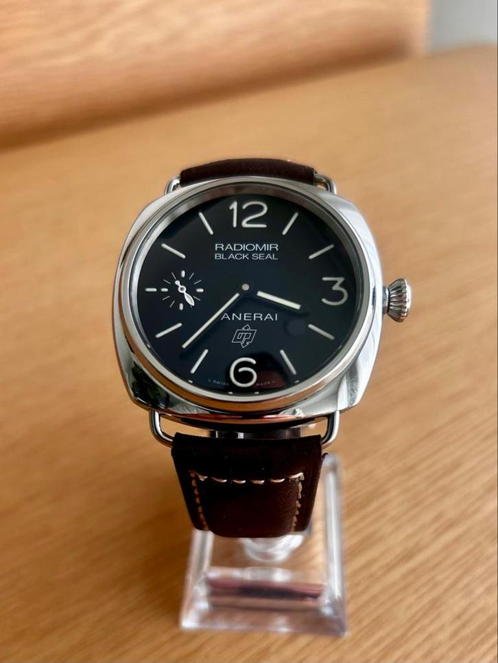 Panerai Radiomir Black Seal, Sieraden, Tassen en Uiterlijk, Horloges | Heren, Zo goed als nieuw, Polshorloge, Overige merken, Staal